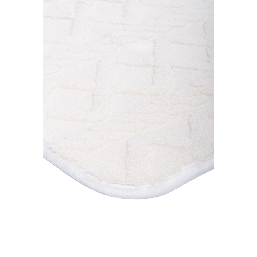 Kúpeľňová predložka NEW STYLE 3D 60x90 cm krémová