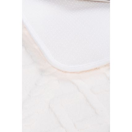 Kúpeľňová predložka NEW STYLE 3D 60x90 cm krémová