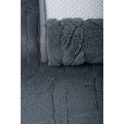 Kúpeľňová predložka NEW STYLE 3D 60x90 cm sivá