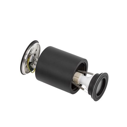 Kúpeľňové bodové svietidlo CHLOE 1xGU10/6W/230V IP65 okrúhle čierne