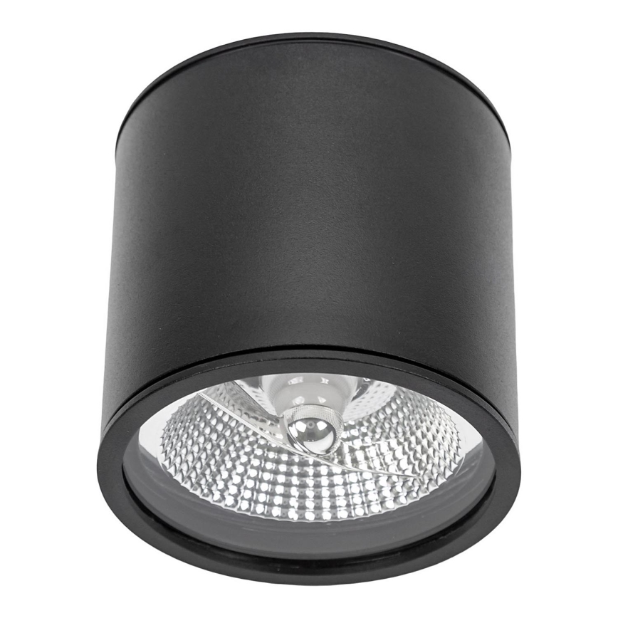 Kúpeľňové bodové svietidlo CHLOE AR111 1xGU10/12W/230V IP65 guľatý čierna