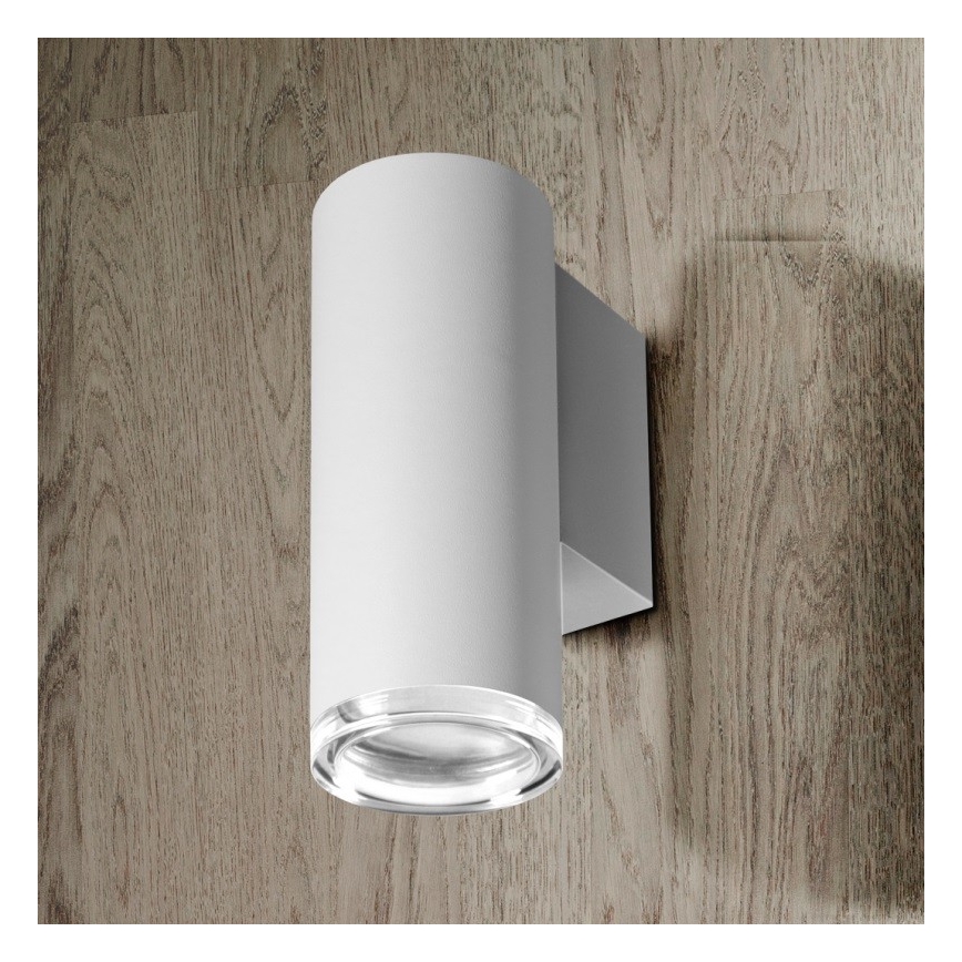 Kúpeľňové nástenné bodové svietidlo TURYN 1xGU10/10W/230V IP44 biela