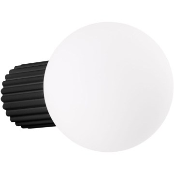Kúpeľňové nástenné svietidlo HALO 1xG9/8W/230V pr. 12 cm IP44 čierna