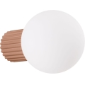 Kúpeľňové nástenné svietidlo HALO 1xG9/8W/230V pr. 12 cm IP44 hnedá