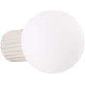 Kúpeľňové nástenné svietidlo HALO 1xG9/8W/230V pr. 12 cm IP44 krémová