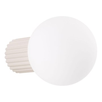 Kúpeľňové nástenné svietidlo HALO 1xG9/8W/230V pr. 12 cm IP44 krémová