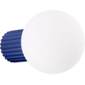 Kúpeľňové nástenné svietidlo HALO 1xG9/8W/230V pr. 12 cm IP44 modrá