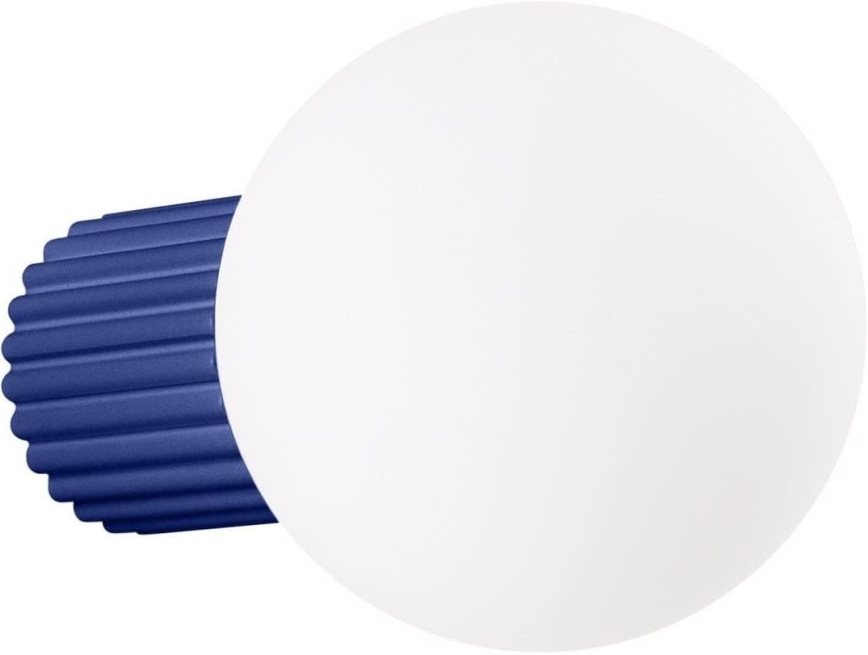Kúpeľňové nástenné svietidlo HALO 1xG9/8W/230V pr. 12 cm IP44 modrá