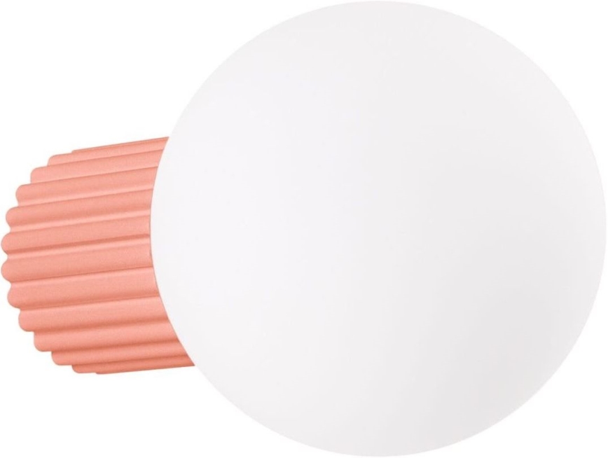 Kúpeľňové nástenné svietidlo HALO 1xG9/8W/230V pr. 12 cm IP44 ružová
