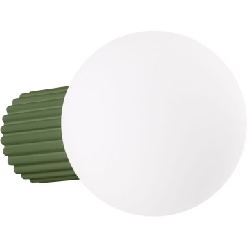 Kúpeľňové nástenné svietidlo HALO 1xG9/8W/230V pr. 12 cm IP44 zelená
