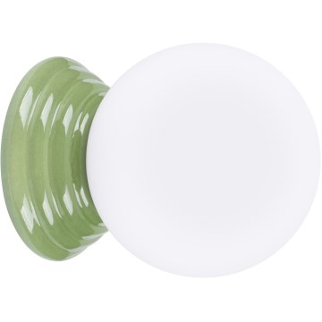 Kúpeľňové nástenné svietidlo ZORI 1xG9/8W/230V IP44 zelená