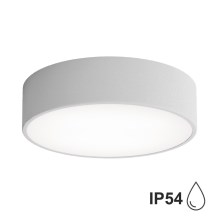 Kúpeľňové stropné svietidlo CLEO 2xE27/24W/230V pr. 30 cm šedá IP54