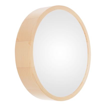Kúpeľňové stropné svietidlo CLEO 3xE27/24W/230V IP54 pr. 37,5 cm borovica