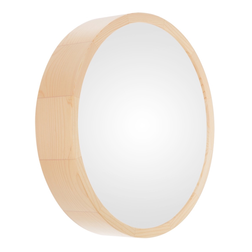 Kúpeľňové stropné svietidlo CLEO 3xE27/24W/230V IP54 pr. 37,5 cm borovica