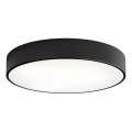 Kúpeľňové stropné svietidlo CLEO so senzorom, 4xE27/24W/230V, priemer 50 cm, IP54, čierne