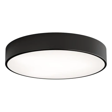 Kúpeľňové stropné svietidlo CLEO so senzorom, 4xE27/24W/230V, priemer 50 cm, IP54, čierne