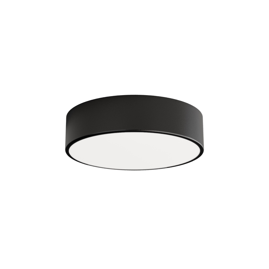 Kúpeľňové stropné svietidlo CLEO so snímačom, 2×E27, 24 W, 230 V, priemer 30 cm, čierne, IP54