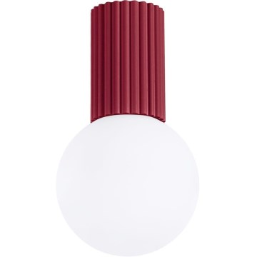Kúpeľňové stropné svietidlo HALO 1xG9/8W/230V pr. 12 cm IP44 červená