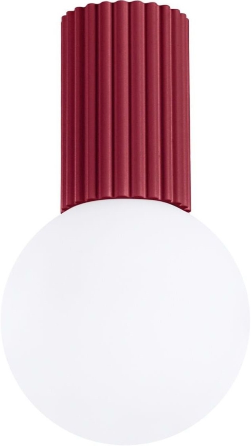 Kúpeľňové stropné svietidlo HALO 1xG9/8W/230V pr. 12 cm IP44 červená