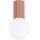 Kúpeľňové stropné svietidlo HALO 1xG9/8W/230V pr. 12 cm IP44 hnedá