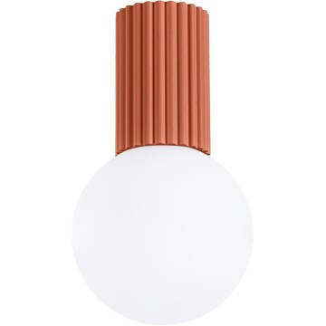 Kúpeľňové stropné svietidlo HALO 1xG9/8W/230V pr. 12 cm IP44 oranžová