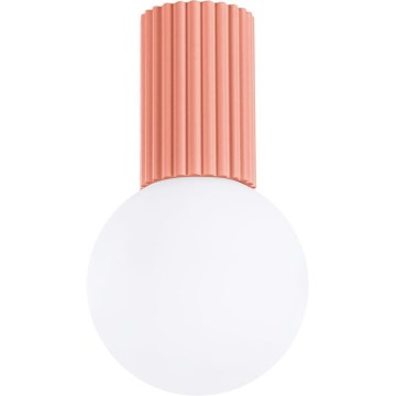 Kúpeľňové stropné svietidlo HALO 1xG9/8W/230V pr. 12 cm IP44 ružová