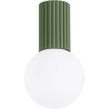 Kúpeľňové stropné svietidlo HALO 1xG9/8W/230V pr. 12 cm IP44 zelená