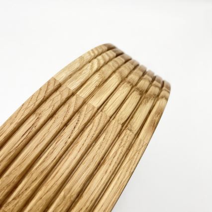 Kúpeľňové stropné svietidlo LINARO 3xE27/15W/230V IP54 dubový, priemer 37 cm