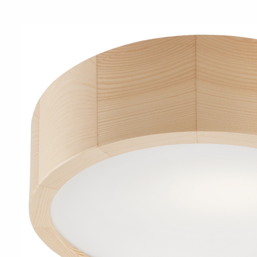 Kúpeľňové stropné svietidlo NATURAL 2xE27/15W/230V IP54 borovica ø 27 cm - FSC certifikované