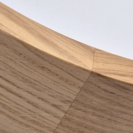 Kúpeľňové stropné svietidlo OAK 3xE27/15W/230V dub pr. 37 cm IP54