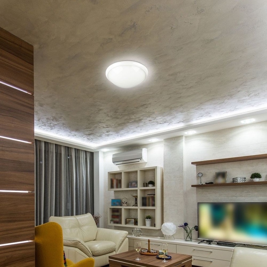 Kúpeľňové stropné svietidlo so senzorom 1xE27/60W/230V IP44 ø 29,6 cm
