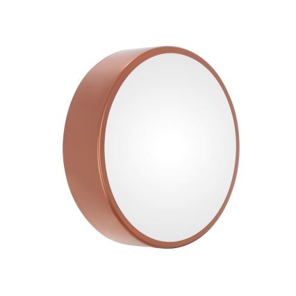 Kúpeľňové stropné svietidlo so snímačom CLEO 2xE27/24W/230V, priemer 30 cm, medené, IP54