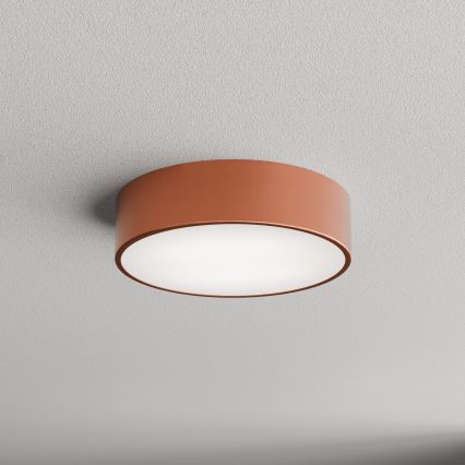 Kúpeľňové stropné svietidlo so snímačom CLEO 2xE27/24W/230V, priemer 30 cm, medené, IP54