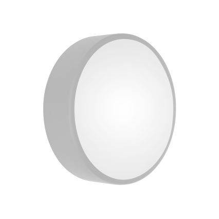 Kúpeľňové stropné svietidlo so senzorom CLEO 3xE27/24W/230V pr. 40 cm šedé IP54
