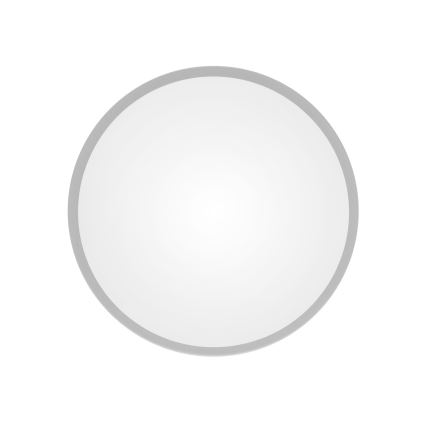 Kúpeľňové stropné svietidlo so senzorom CLEO 3xE27/24W/230V pr. 40 cm šedé IP54