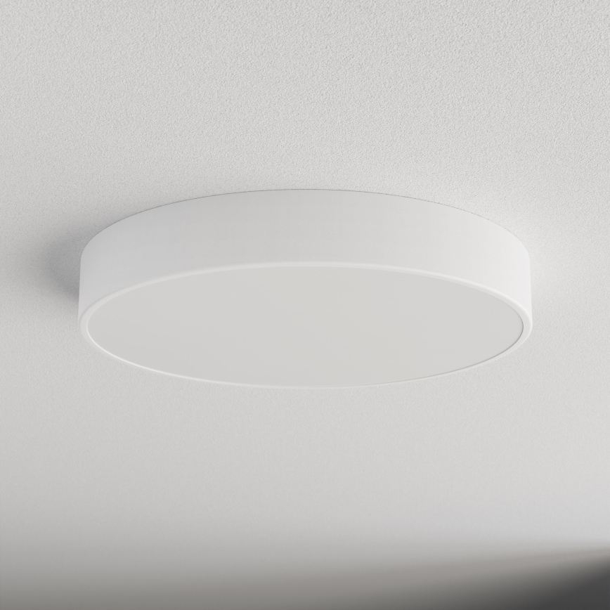 Kúpeľňové stropné svietidlo so senzorom CLEO 4xE27/24W/230V pr. 50 cm IP54 biele