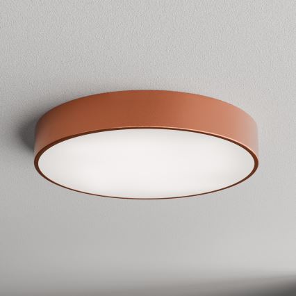 Kúpeľňové stropné svietidlo so senzorom CLEO 4xE27/24W/230V pr. 50 cm IP54 medené