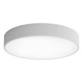 Kúpeľňové stropné svietidlo so snímačom CLEO 4xE27/24W/230V pr. 50 cm IP54 sivé