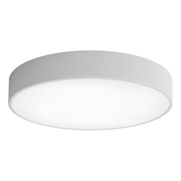 Kúpeľňové stropné svietidlo so snímačom CLEO 4xE27/24W/230V pr. 50 cm IP54 sivé