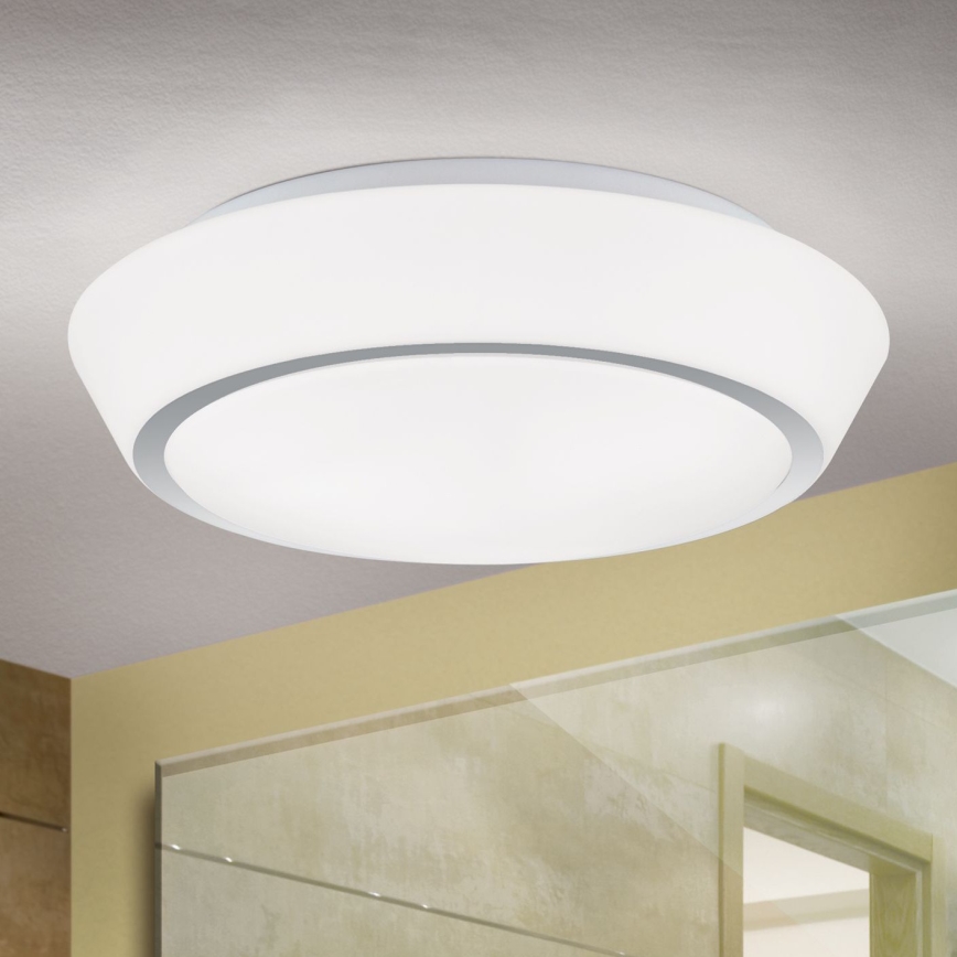 Kúpeľňové stropné svietidlo TENA 3xE27/60W/230V priemer 38 cm IP44 biele