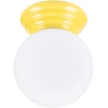 Kúpeľňové stropné svietidlo ZORI 1xG9/8W/230V, priemer 12 cm, IP44, žlté