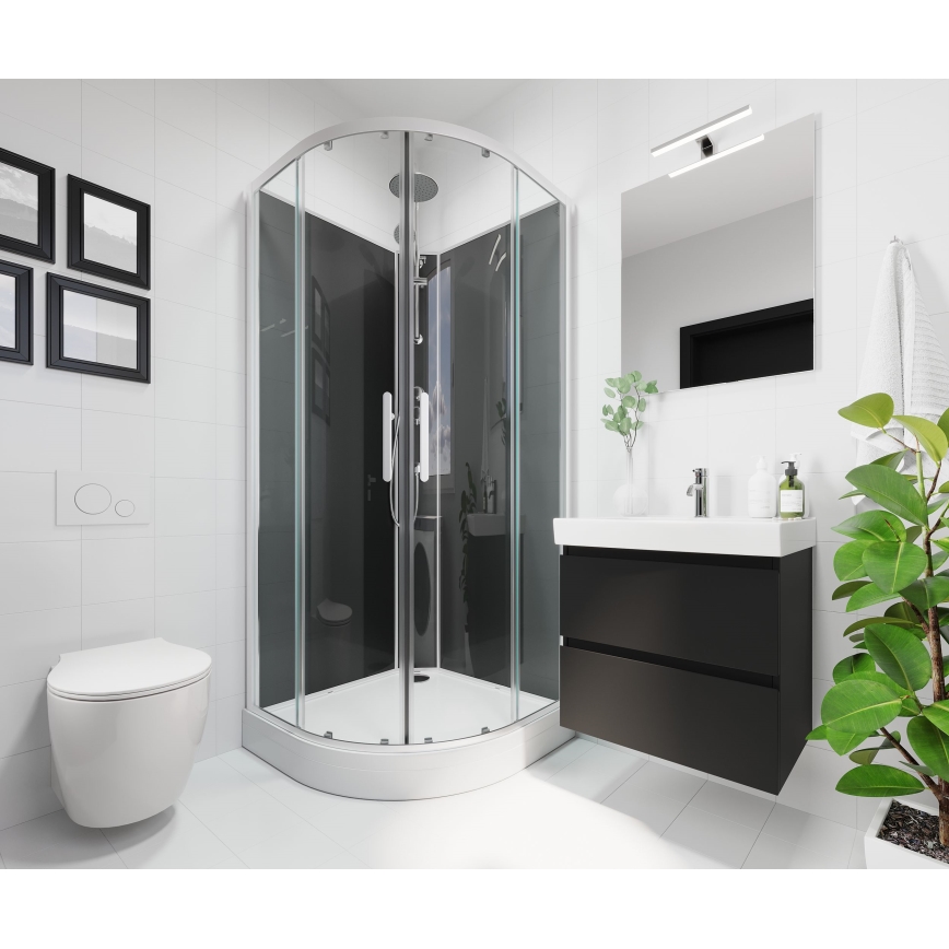 Kúpeľňové zrkadlo NORDBORG 80x75 cm