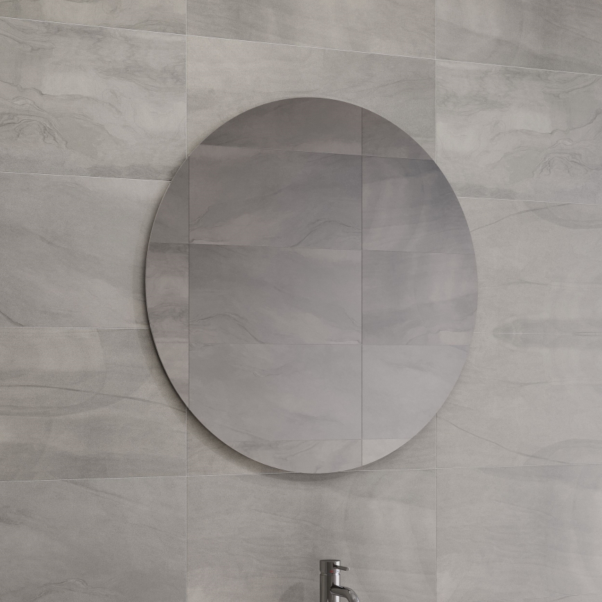 Kúpeľňové zrkadlo NORDBORG, priemer 80 cm
