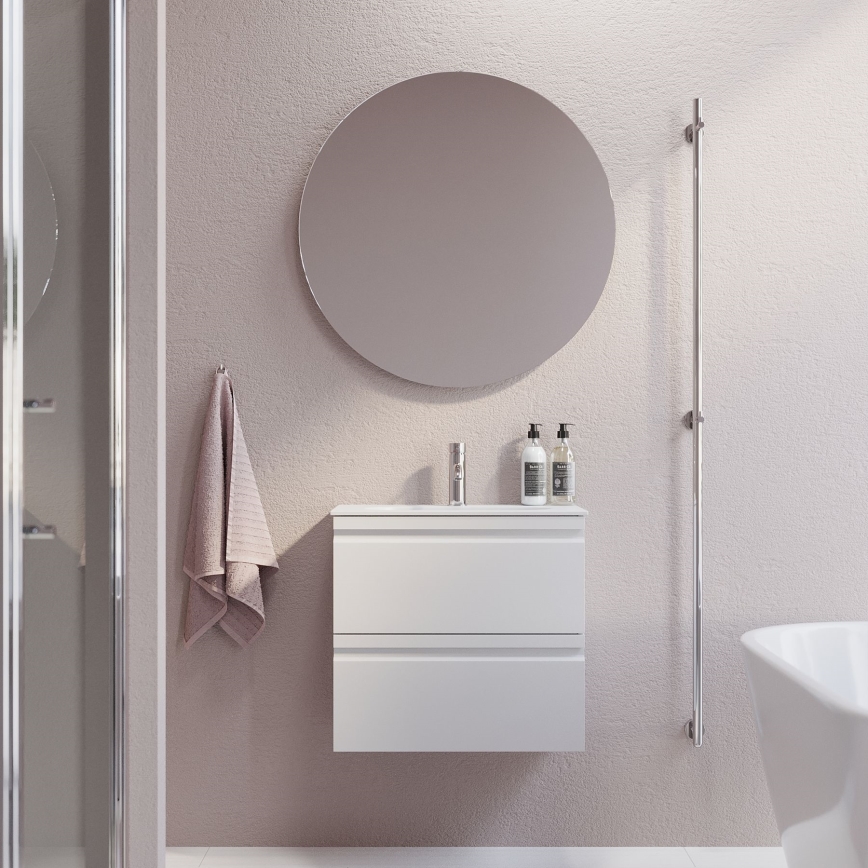 Kúpeľňové zrkadlo NORDBORG, priemer 80 cm