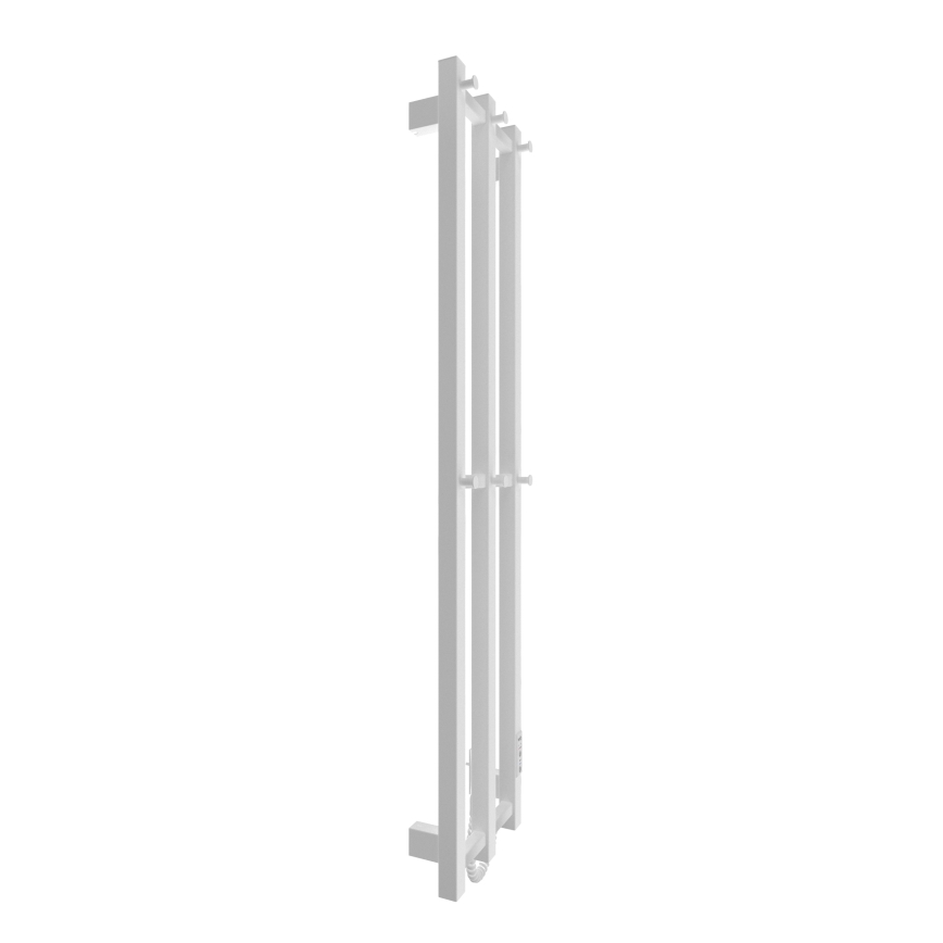 Kúpeľňový radiátor HF SLIM 110W/230V 117x25 cm biela hranatý