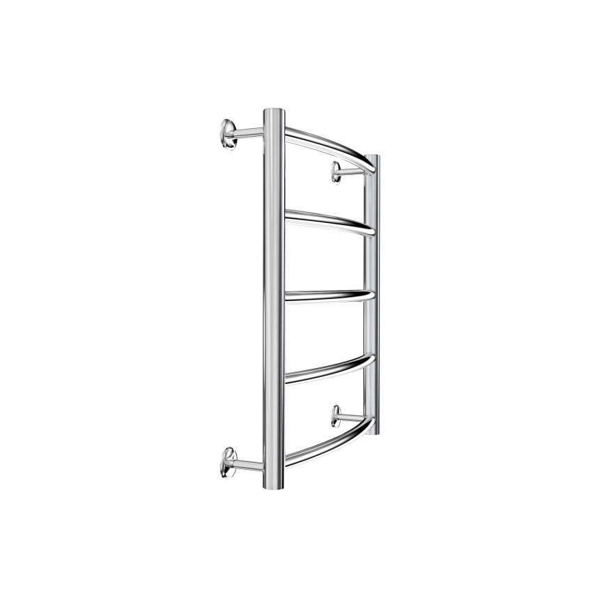 Kúpeľňový rebríkový radiátor CLASSIC 88W/230V 50x43 cm nerez/lesklý chróm