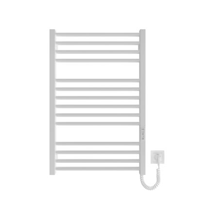 Kúpeľňový rebríkový radiátor HF DERBY 170W/230V 77x53 cm biely pravý