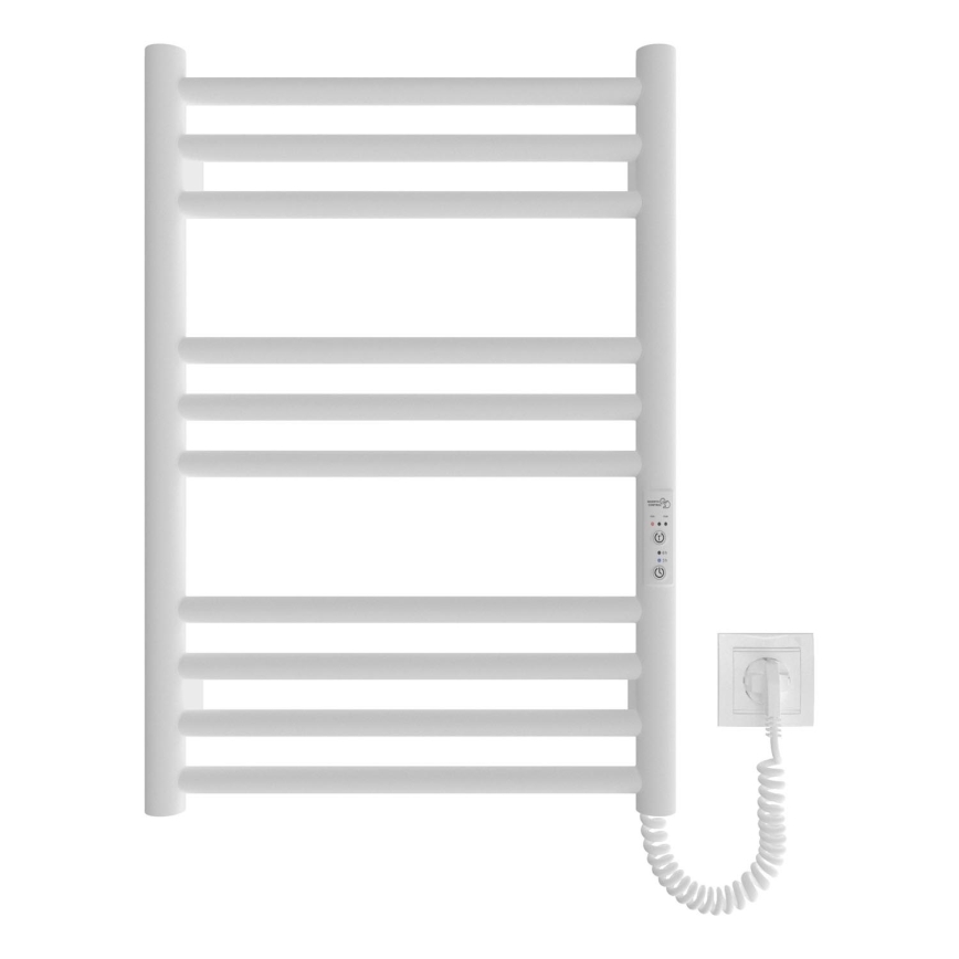 Kúpeľňový rebríkový radiátor HF GREENWICH 100W/230V 57x43 cm biela zaokrúhlený