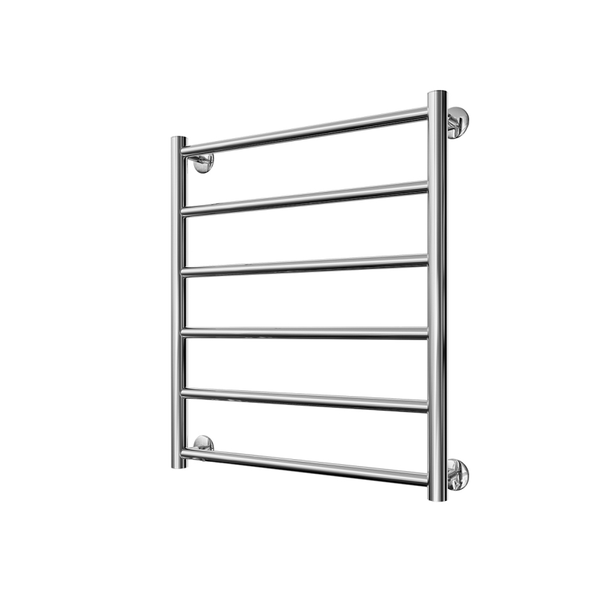 Kúpeľňový rebríkový radiátor INOX FLAT 122W/230V 57x53 cm nerez/lesklý chróm