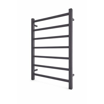 Kúpeľňový rebríkový radiátor INOX TOKIO 161W/230V 77x53 cm nerez/antracit